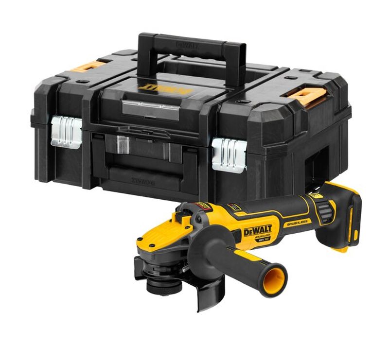 Meuleuse 18v Mm Xr Advantage Brushless 125mm (sans Batterie Ni Chargeur) En Coffret T-stak - Dewalt