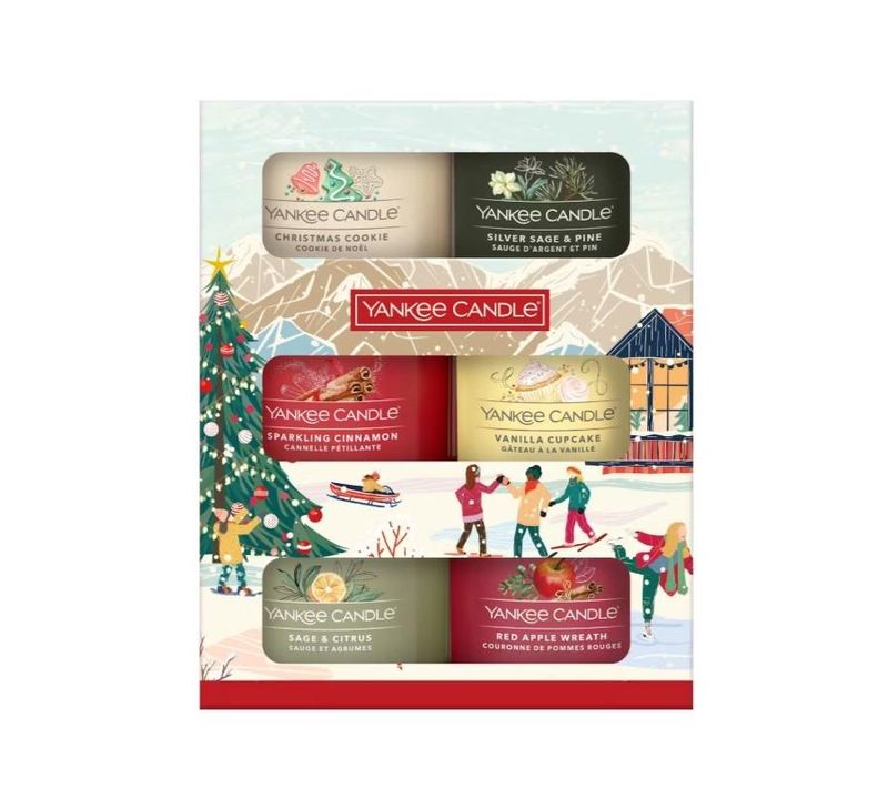 Coffret Cadeau 6 Mini Bougies En Cire