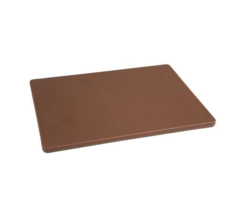 Petite Planche à Découper Polyéthylène Marron 229 X 305 X 12 Mm Basse Densité -