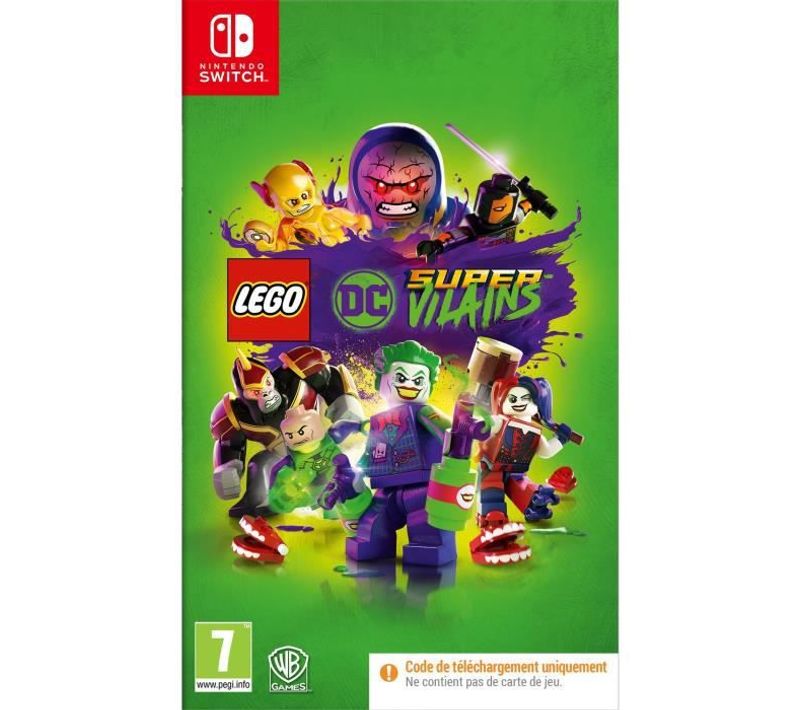 Lego Dc Super-vilains Jeu Switch - Code De Téléchargement