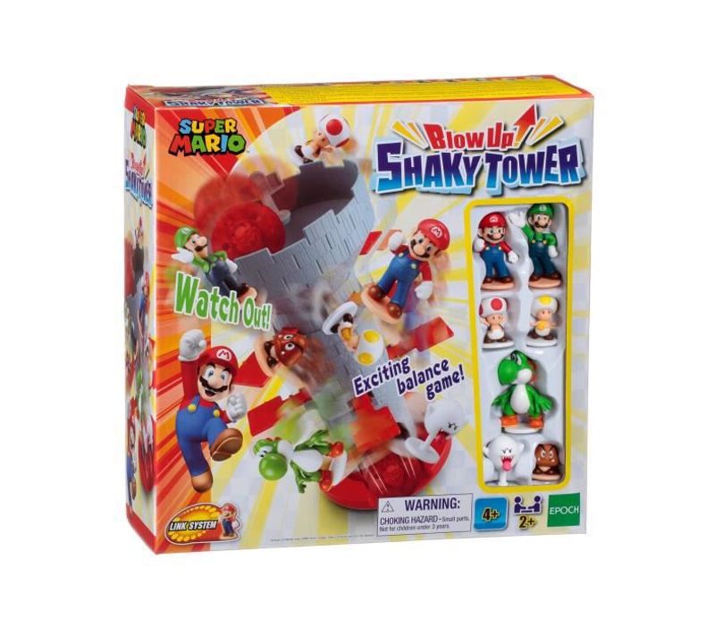 Jeu De Société Super Mario Blow Up! Shaky Tower Epoch 7356