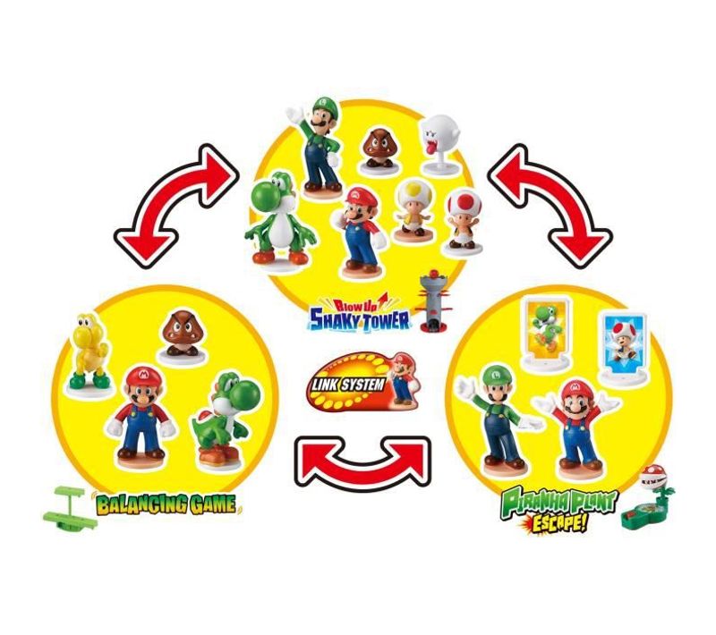 Jeu De Société Epoch 7359 Super Mario Balancing Game Mario/luigi