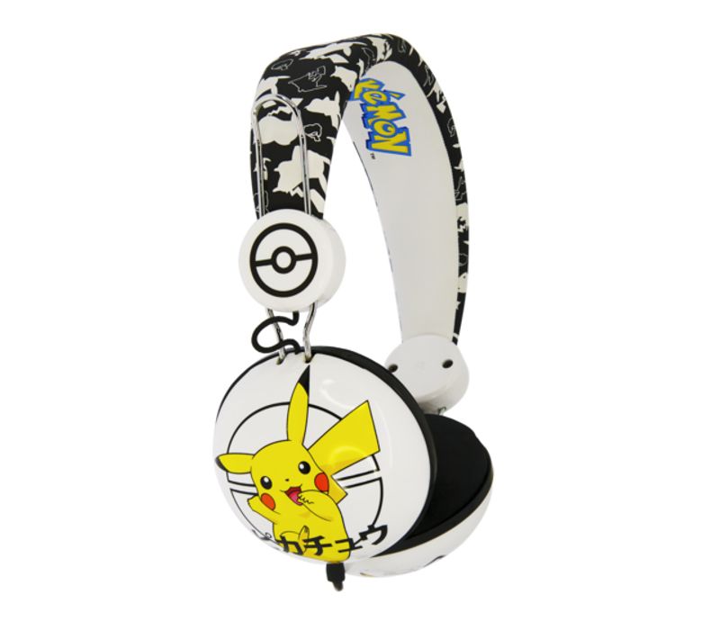 Casque Arceau Filaire Pokémon Japanese Noir, Blanc, Jaune