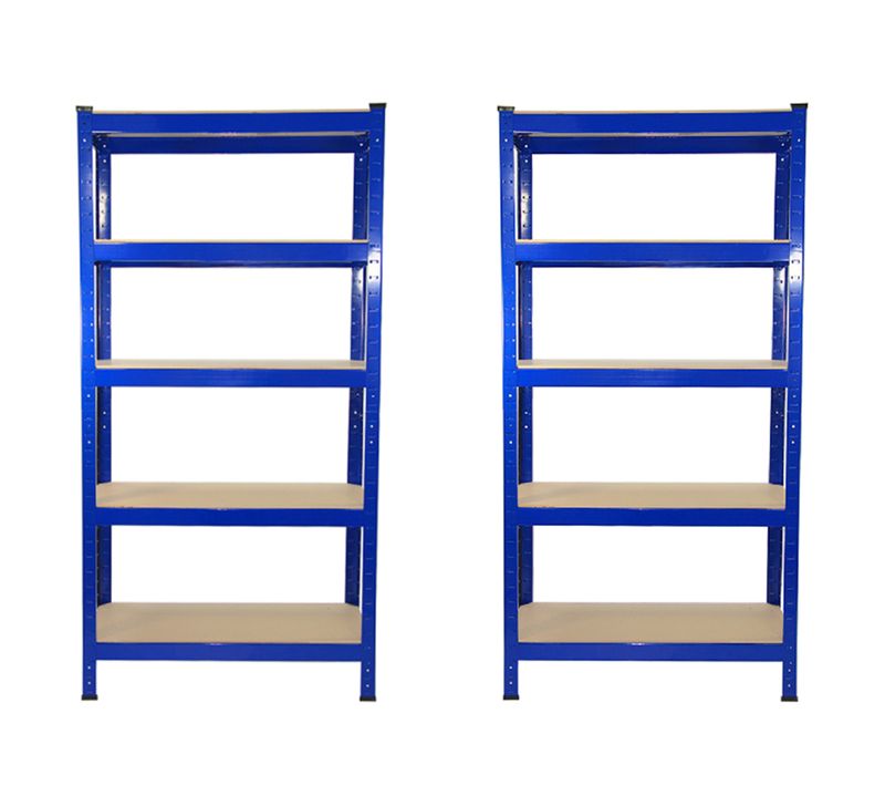 Monster Racking - Rayonnage T-rax Bleu Métal 75 X 150 X 30 Cm