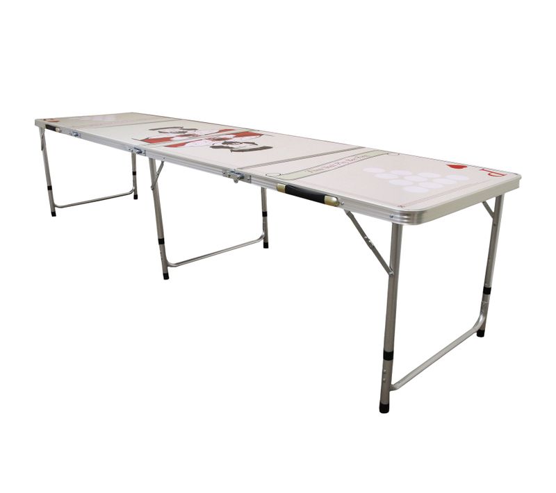 Table De Bière-pong 240 Cm Pliable Imperméable Transportable Amovible