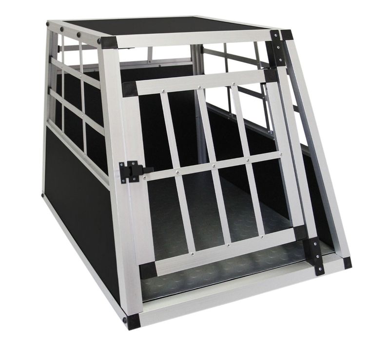 Cage De Transport En Aluminium 50 X 54 X 69 Cm 1 Porte Transport Petits Animaux