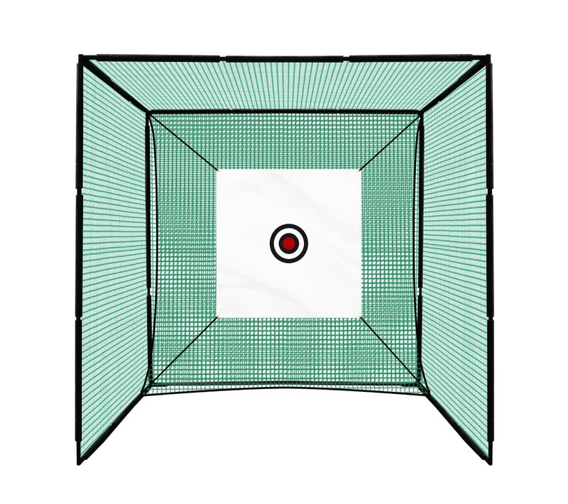 Cage Avec Filet D'entrainement Pour Swing Au Golf - 3m X 3m Pratique Lancer Golf