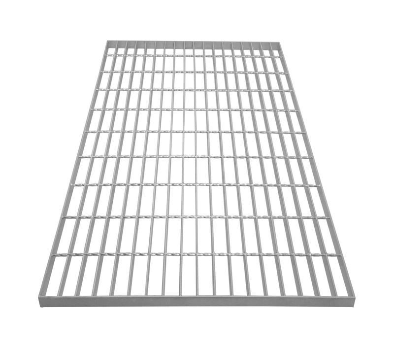 Grille Caillebotis Acier Galvanisé 1000 X 600mm Min 260gr/m² Maille 32 X 100 Mm