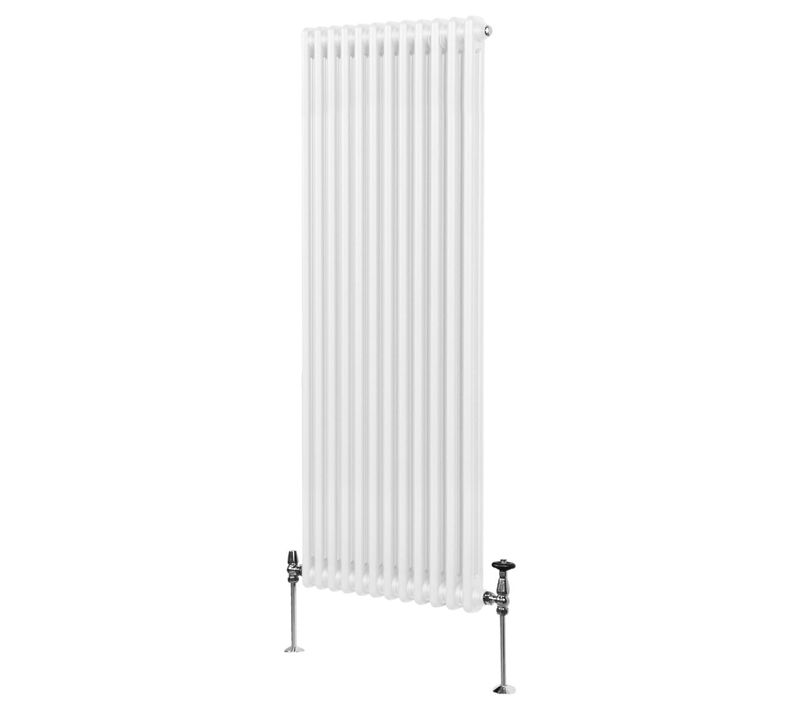 Radiateur Traditionnel À 2 Colonnes Chauffage Vertical Blanc 1800 X 562mm