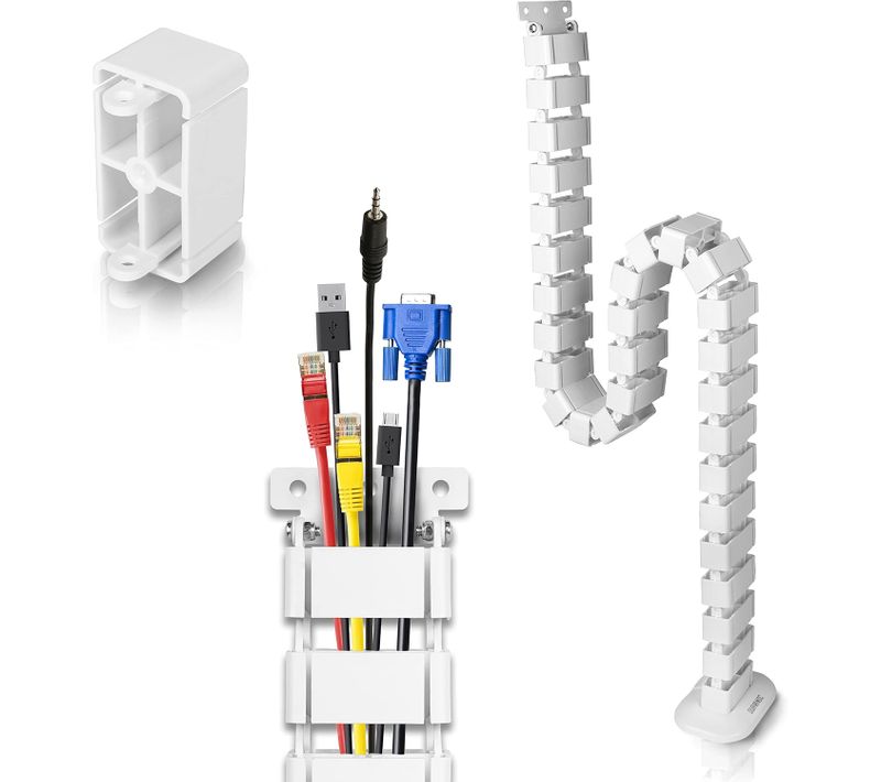 Cm1dm Conduit De Câble – 130 Cm – Flexible – Pour Sécuriser Câbles Ethernet, D’alimentation