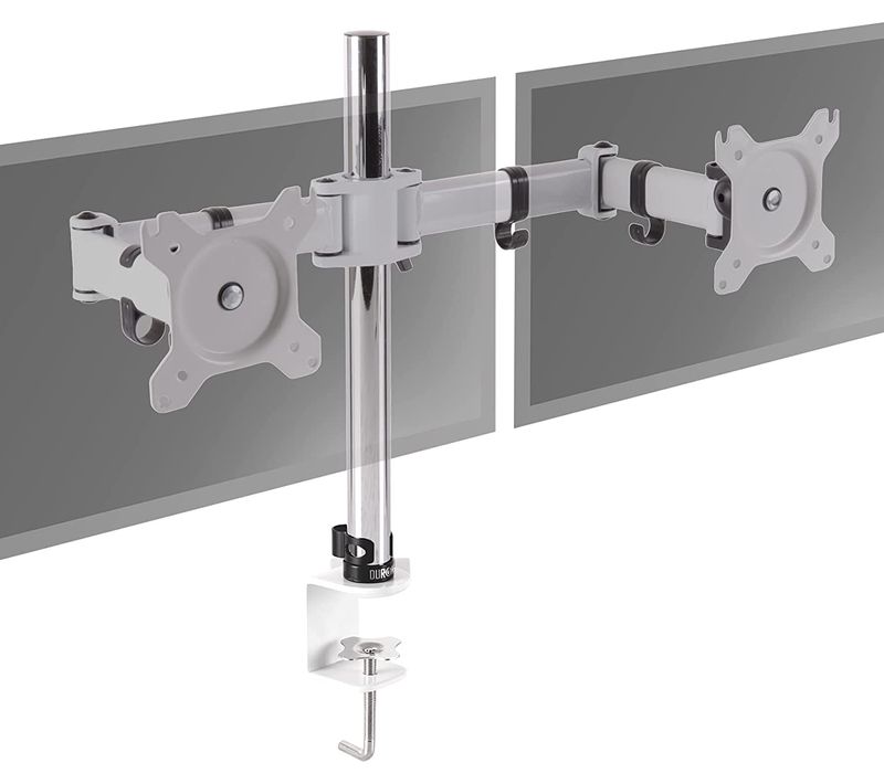 Dm252 We Support De 2 Moniteurs à Pince Pour Bureau - Hauteur Ajustable - Vesa 75/100