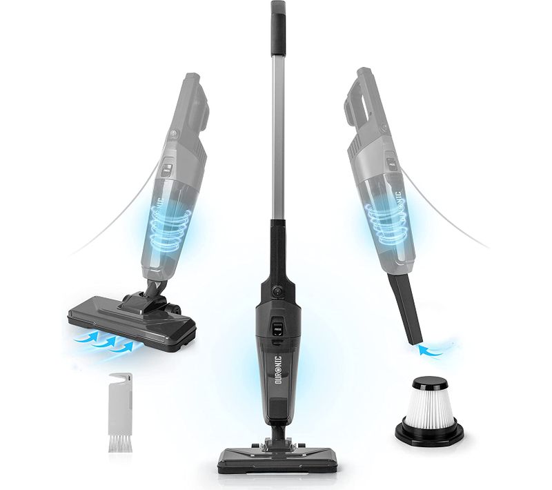 Aspirateur Balai Et À Main De 600w - Sans Sac - Léger - 2 Filtres Hepa Fournis - Vc9