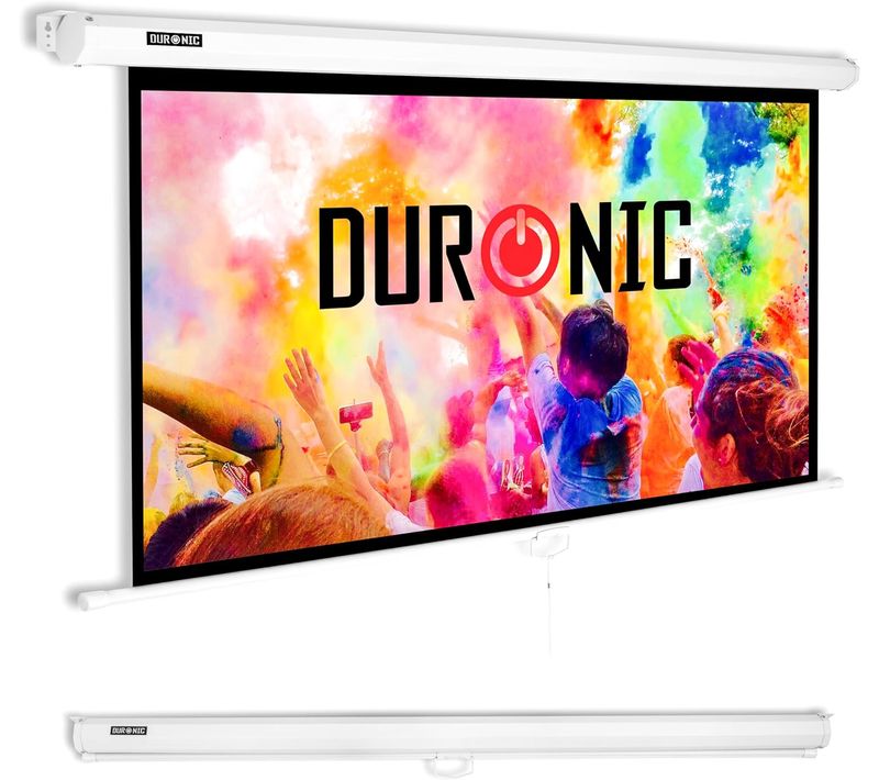 Ecran De Projection De 70 Pouces 155 X 87cm Toile De 178cm Duronic Mps70 16:9 We