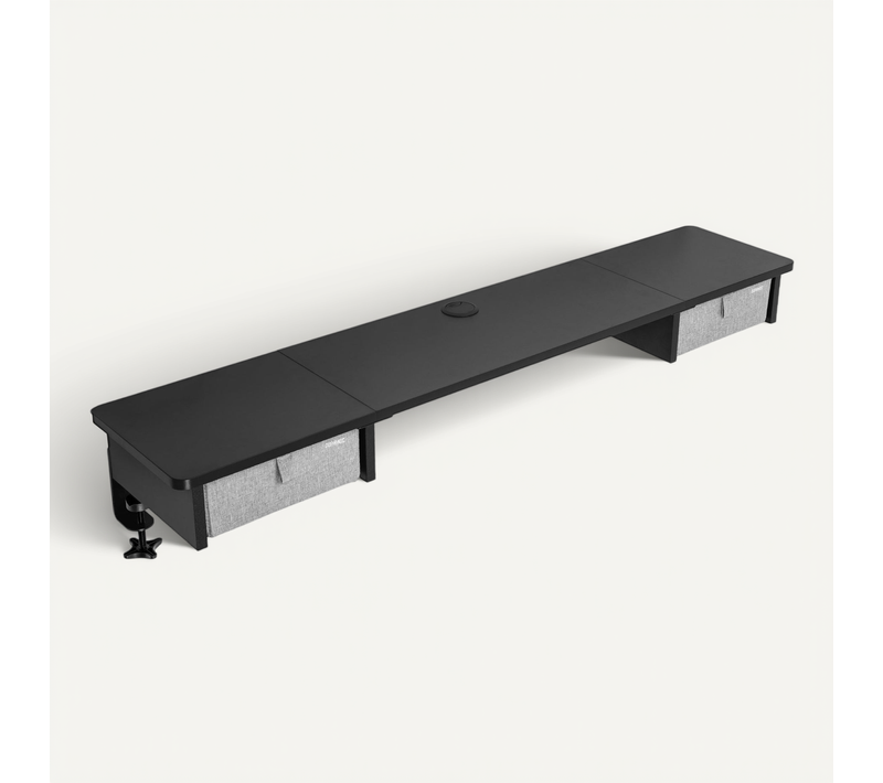 Dd2 Bk Planche De 120 Cm Avec 2 Tiroirs Pour Bureau