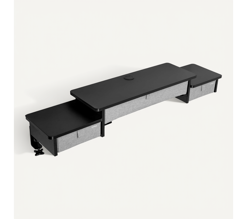 Dd4 Bk Planche De 120 Cm Avec 3 Tiroirs Pour Bureau