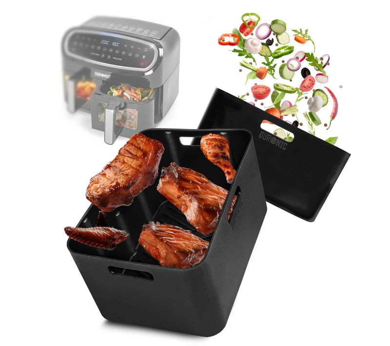 Afl1 2x Moules En Silicone Plats Réutilisables Accessoires Pour Friteuse à Air Airfryer