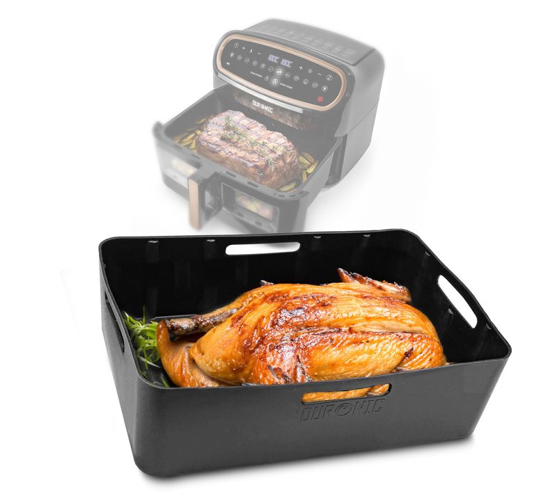 Afl2 1x Moule En Silicone Plat Réutilisable Accessoire Pour Friteuse à Air Airfryer