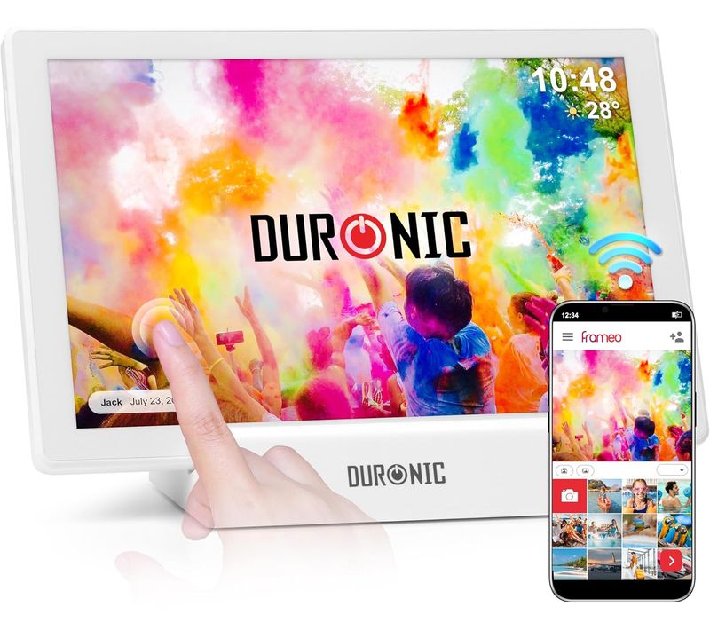 Frameo Pf1d We Cadre Photo Numérique Connecté Ecran Tactile 10,1 Pouces Lecteur Photo Vidéo
