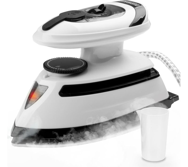 Si4 Wb Mini Fer à Repasser à Vapeur De Voyage 420w Réservoir D'eau De 30 Ml Compact