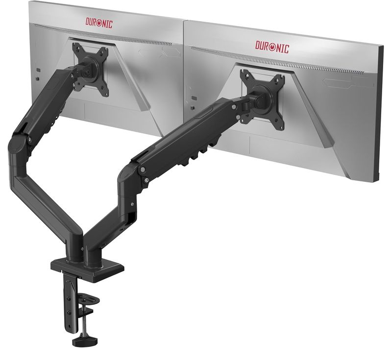 Dm6a2 Bras Pour 2 Ecrans D'ordinateur Support Pour Moniteurs De 13 à 32 Pouces Vesa 75 100