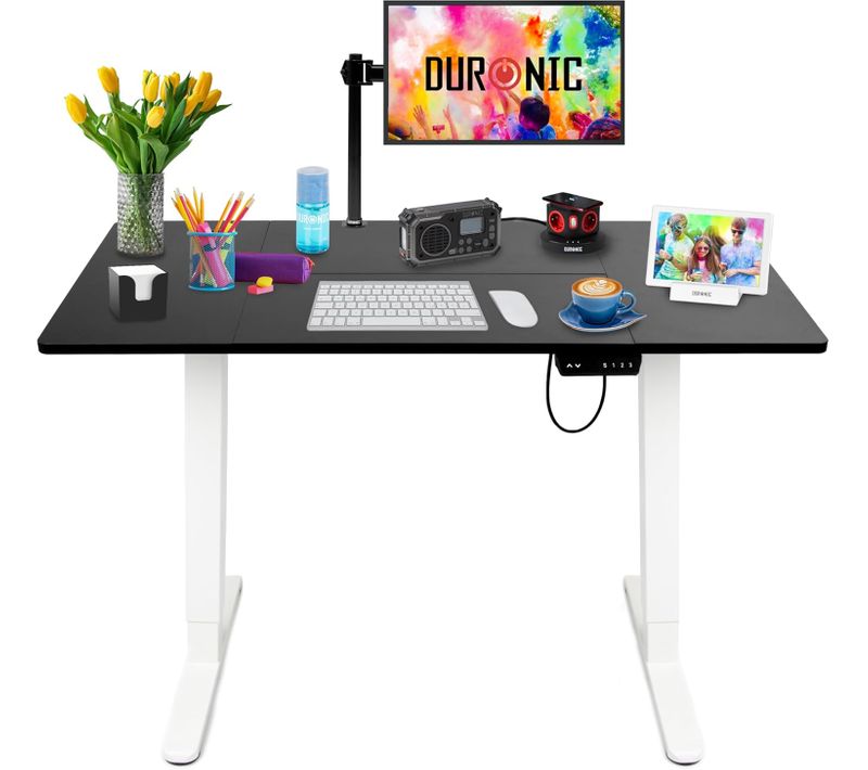 Cd120 Wk Bureau Assis-debout Électrique Plateau De 120 Cm Hauteur Ajustable 72 à 118 Cm