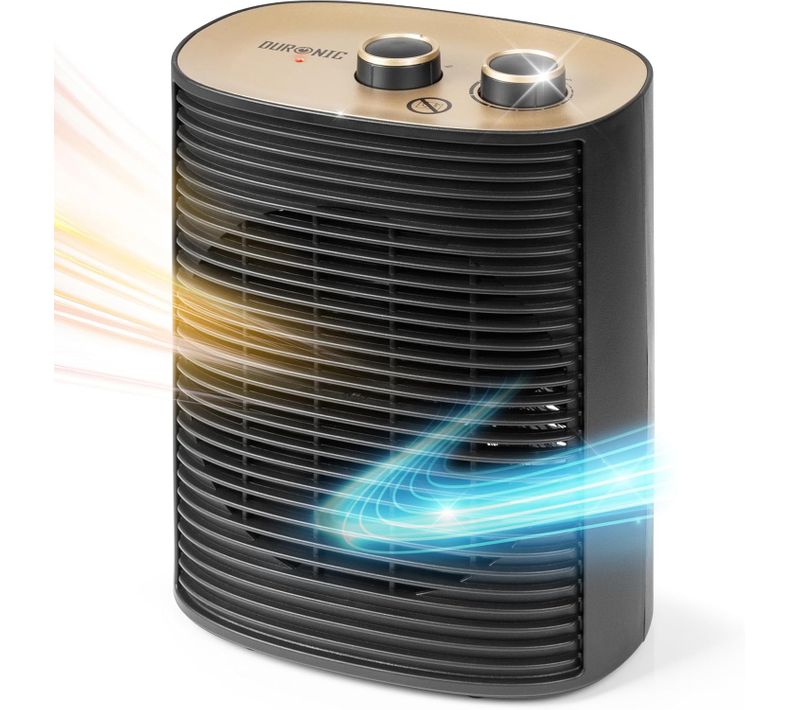 Hv32 Bk Radiateur Soufflant électrique 2000w Thermostat Réglable Mode éco Mode Turbo Ventilateur