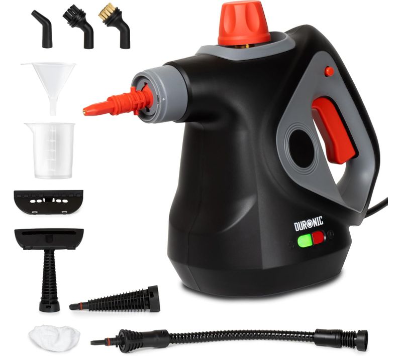 Sc32 Bk Nettoyeur Vapeur À Main 1050w Réservoir De 350 Ml Nettoyage À La Vapeur Pour Tissus Douche