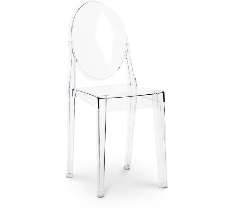 Chaise Transparente De Salle à Manger - Victoire  Transparent