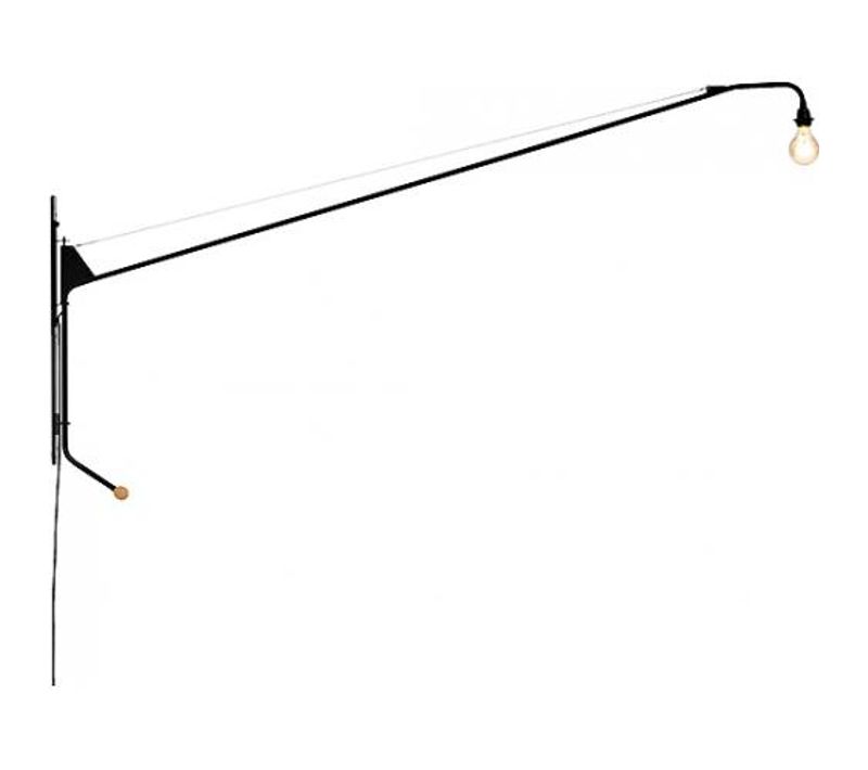 Lampe Murale Potter Noire - Acier Laqué Noir