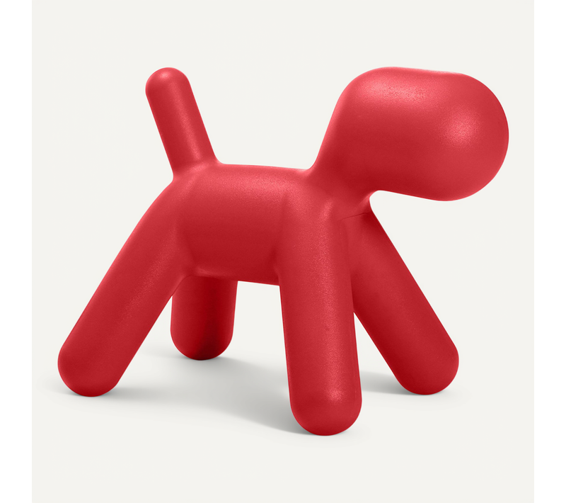 Chaise Kid Puby - Mate Rouge