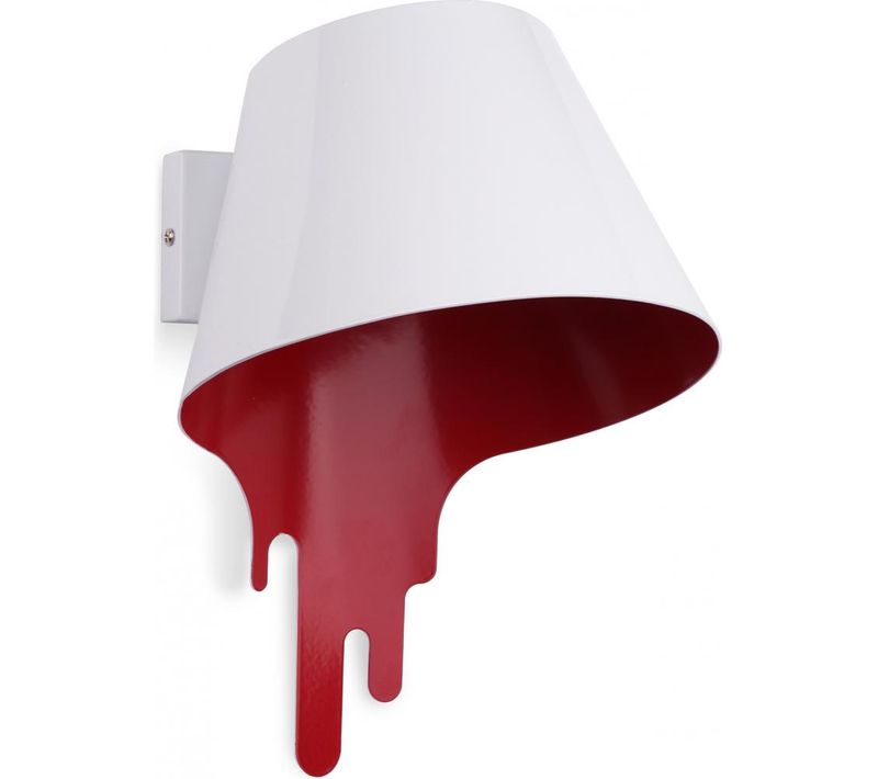 Applique Murale Liquide Rouge
