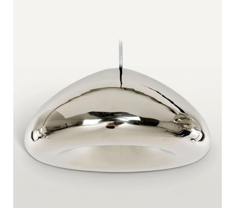 Lampe Suspension Empty - 30cm - Métal Chromé Argenté