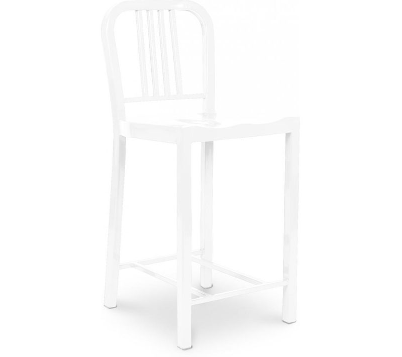 Tabouret Bruno Moyen - 60cm Blanc