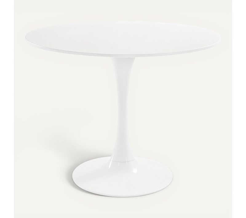 Table Ronde - 120 Cm Blanc