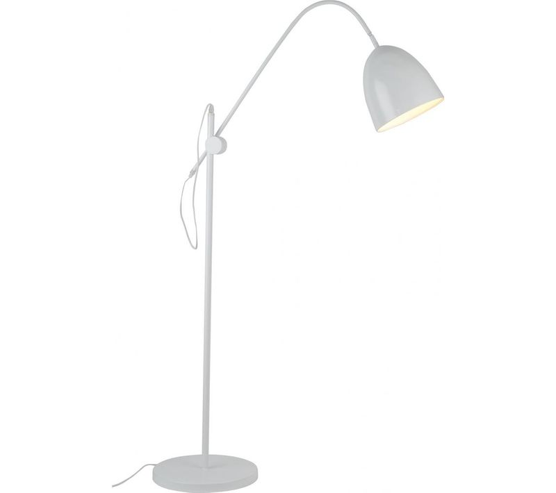 Lampe Sur Pied – Lampe De Style Minimaliste – Métal – Derek Blanc