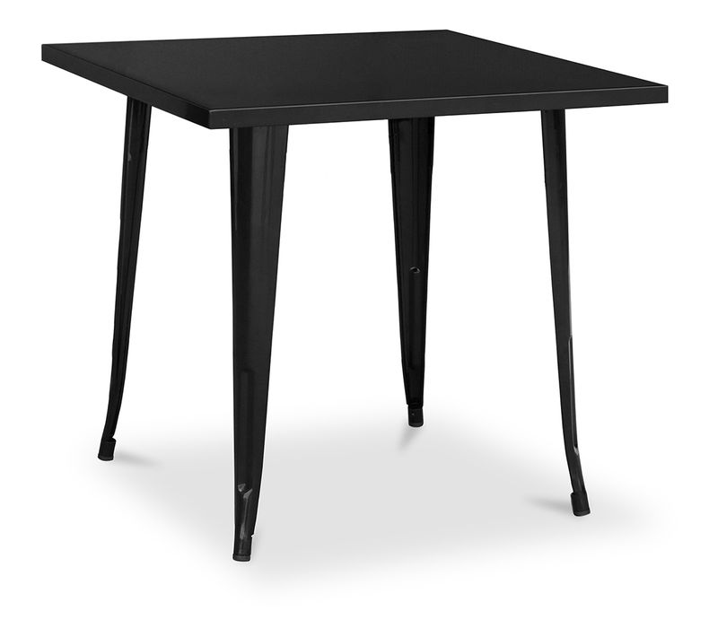 Table Bistrot Metalix - Métal Noir