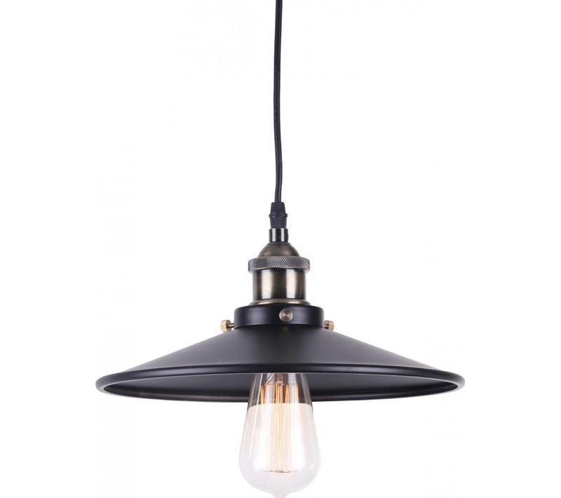 Lampe Pendante Edison 161 - Aluminium Noir