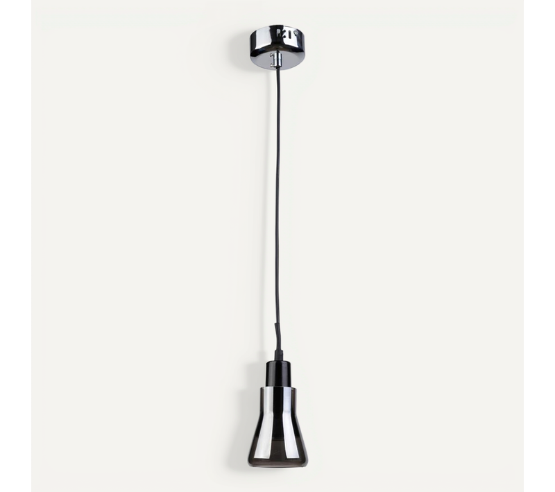 Lampe A6 Suspendue Gris Transparent