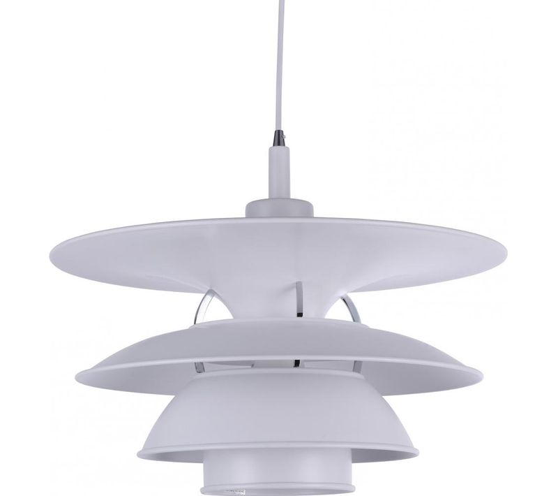 Lampe Suspension Ph 5-4½ Charlottenborg - Métal Blanc