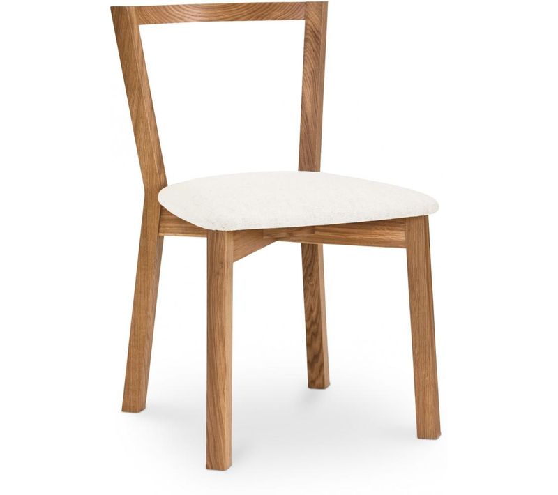 Chaise En Bois De Salle À Manger De Scandinave Blanc