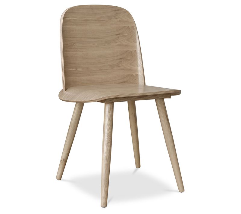 Chaise En Bois Style Scandinave Nerdy Bois Naturel