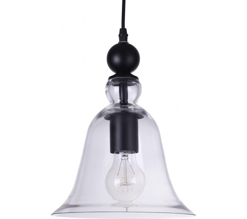 Lampe Pendante Avec Coupe De Cristal Edison – Acier Transparent