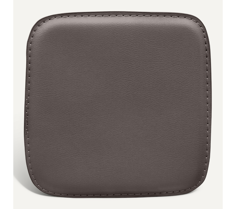 Coussin Carré Avec Aimants Pour Tabouret Bistrot Metalix Marron