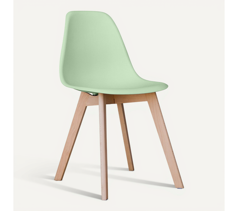 Chaise À Manger Design Scandinave Brielle Vert Pastel