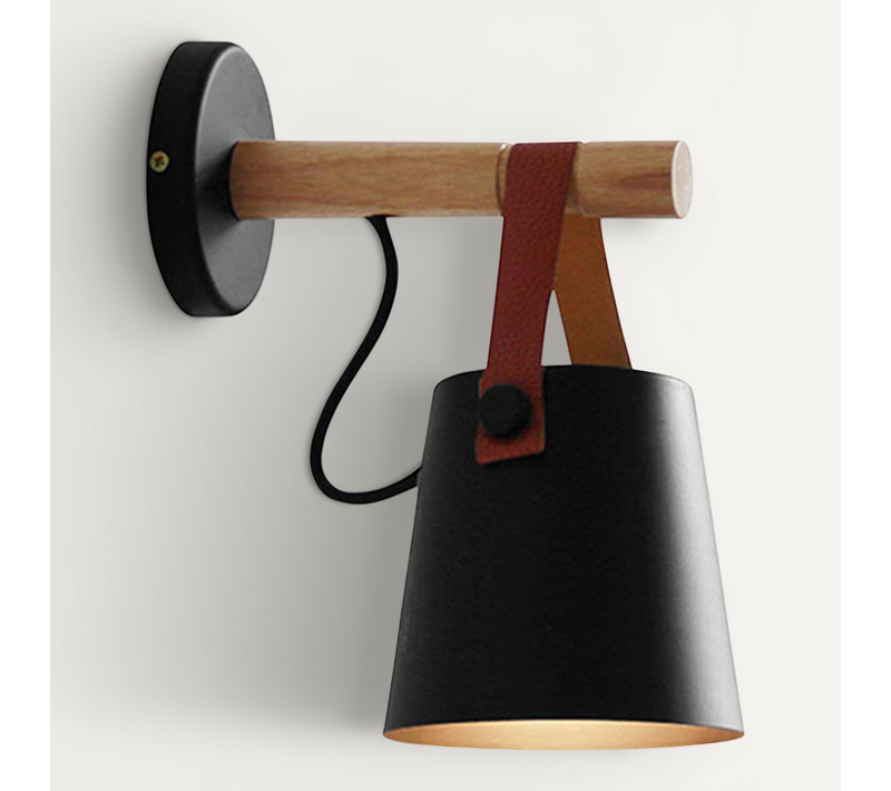 Applique Murale - Cowbell Noir