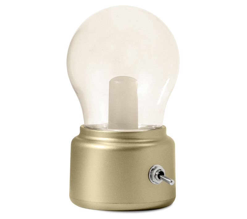 Lampe Portable Rechargeable - Vintage  Doré