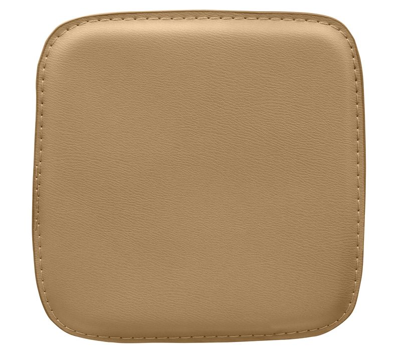 Coussin Avec Aimants Pour Chaise Carrée Bistrot Metalix Marron Clair
