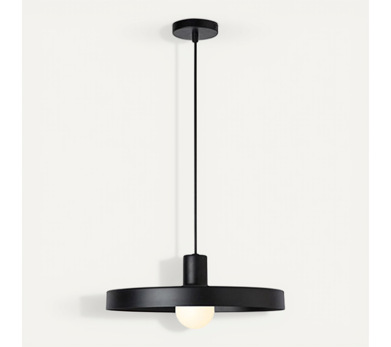 Lampe Suspendue Brander De Nordique - Métal Noir