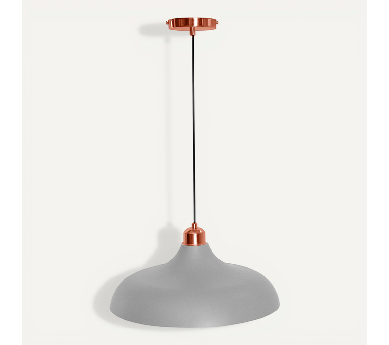 Lampe Suspendue Enar - Méta Gris