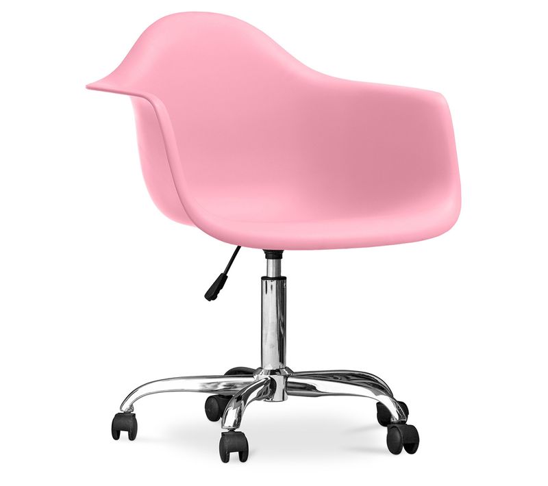 Chaise De Bureau Avec Accoudoirs - Chaise De Bureau à Roulettes - Emery Rose